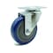 Service Caster 4 Inch Blue Polyurethane Wheel Swivel Top Plate Caster SCC-20S414-PPUB-BLUE - alternate 1